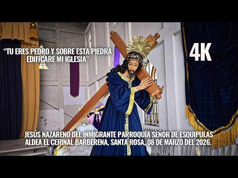 Procesión Jesús Nazareno del Migrante Aldea el Cerinal Barberena, Santa Rosa. 2026