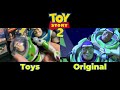 Toy Story 2 Scene Buzz Fights Utility Belt Buzz VS Live Action Toys