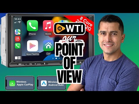 Android Double Din Car Stereo Radio Wireless CarPlay & Wireless Android Auto - WTI product video review