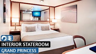 Grand Princess | Interior Stateroom | Full Walkthrough Tour & Review | 4K