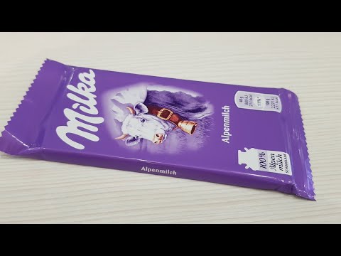 Milka Alpenmilch  Chocolate 40g Unboxing 2021 Alpenmilk