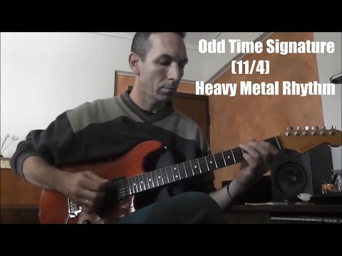 Odd Time Signature (11/4) Heavy Metal Rhythm