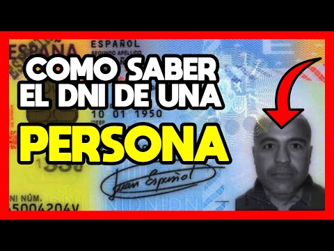 ️COMO SABER EL DNI DE UNA PERSONA