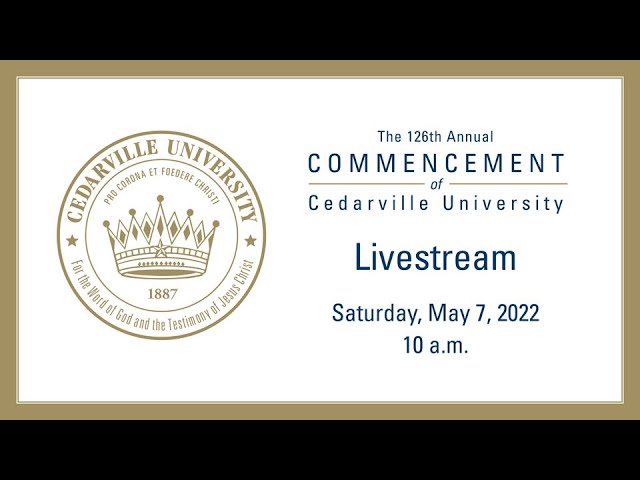 Thumbnail for video titled: Class of 2022 Commencement | 10 a.m.