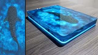 How to Make Whale Shark Diorama | Glow In the Dark | Resin Art