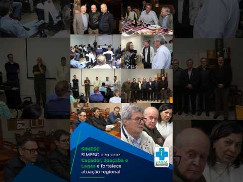 SIMESC percorre Caçador, Joaçaba e Lages e fortalece atuação regional