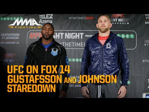 UFC on FOX 14: Alexander Gustaffson vs. Anthony Johnson Staredown