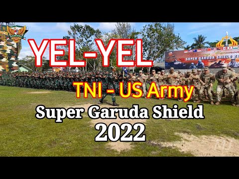 Garuda Shield | Yel Yel Tentara Indonesia dan Amerika | Latgabma Super Garuda Shield 2022