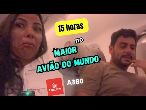 COMO É VOAR 15h PELA EMIRATES NO MAIOR AVIÃO DO MUNDO