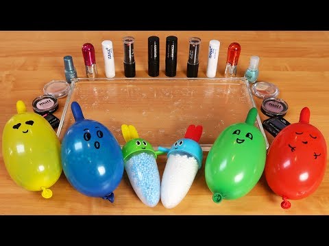 Mixing Makeup and Floam Into Clear Slime ! RELAXING SLIME WITH FUNNY BALLOONS ! Part 2 Video