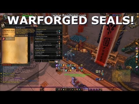 Warforged Seals where to get them as well as what they are used for