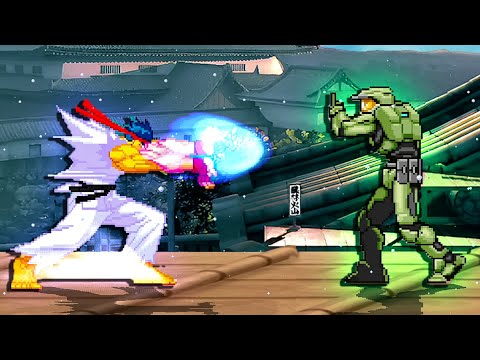 Shin RYU vs MASTER CHIEF - HYPER Ultimate INSANE EPIC FIGHT!