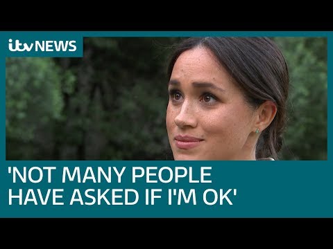 Meghan says ‘not many people have asked if I’m OK’ amid intense media spotlight | ITV News