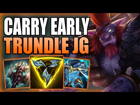 HOW TO PLAY TRUNDLE JUNGLE & HARD CARRY THE EARLY GAME!  Best Build/Runes S+ Guide League of Legends