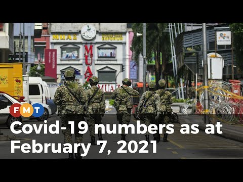 Covid-19 numbers as at February 7, 2021