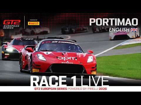 LIVE I Race 1 I Portimão I GT2 European Series pwd by Pirelli (English)
