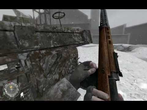 "Call of Duty 2",walkthrough on Veteran,Ch.2-"Not one step backwards!" part 2-Railroad Station No.1