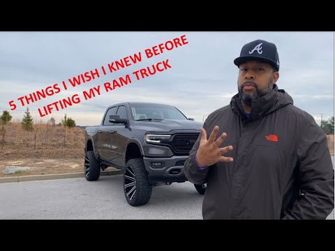 5 Things I Wish I Knew Before Lifting My Ram 1500 🤔 🤔 | Limited 4x4