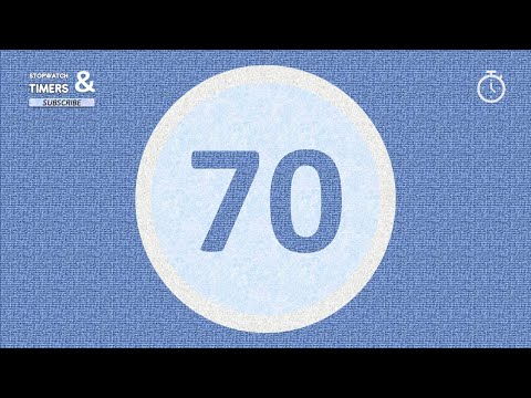 70 second timer with sound effect | 70 second countdown | Set a timer for 70 seconds | 70s countdown