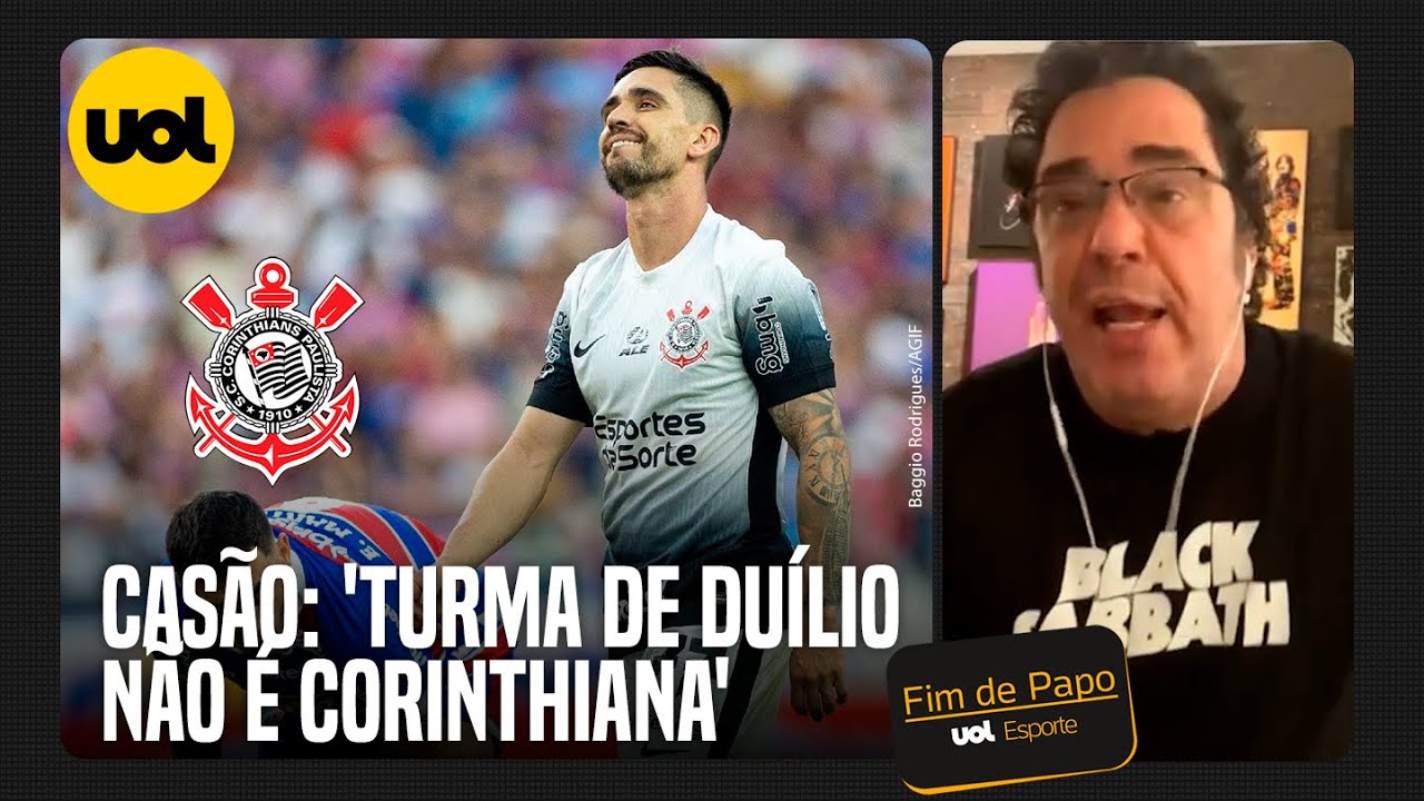 'CORINTHIANS COMEÇOU A DESCER LADEIRA QUANDO DUÍLIO ASSUMIU', DETONA CASAGRANDE