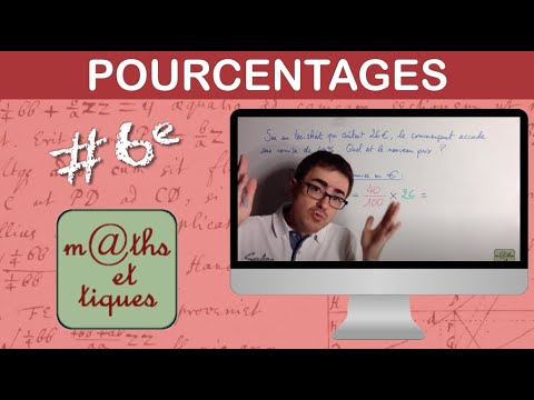 Calculer le pourcentage d'un nombre (Réduction) - Sixième