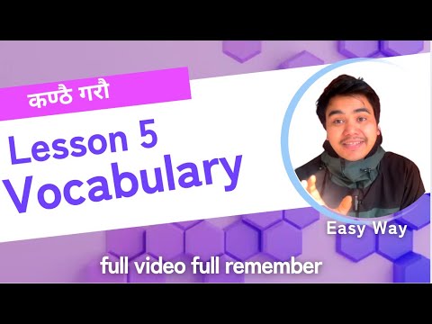 Minnano nihongo lesson 5 vocabulary आऊनोस कण्ठ गरौ !