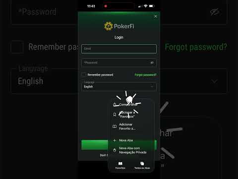 Video tutorial: Install PokerFi app on iPhone