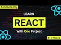 Learn React JS With One Project React JS Tutorial Build And Deploy React Project In 3 Hours