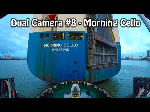 Tugboat Dual Camera #8 - Voith Schneider Controls - Morning Cello