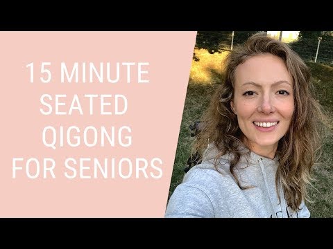 15 minute Seated Qigong Routine - Qigong 8 Pieces of Brocade - Qigong Exercises for Seniors