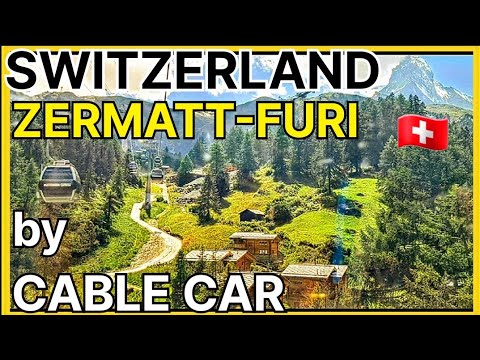 MATTERHORN EXPRESS 🇨🇭 GONDOLA RIDE 🚠 from ZERMATT to FURI 🤩 #adventure #cablecar #schweiz #nature
