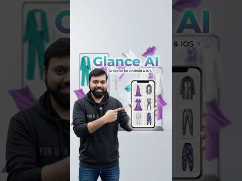 Glance AI App – Turn Selfies into Stylish Looks! Works on Android & iOS #tech #trending #viral