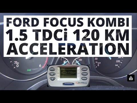 Ford Focus Kombi 1.5 TDCi 120 hp (MT) - acceleration 0-100 km/h