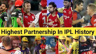 Highest Partnership In IPL History 🏏 Top 25 Partnership 🔥 #shorts #viratkohli #abdevilliers