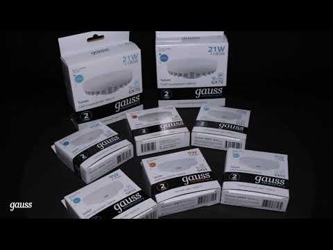 Миниатюра изображения товара Лампа Gauss Elementary GX53 6W 4100K / 83826