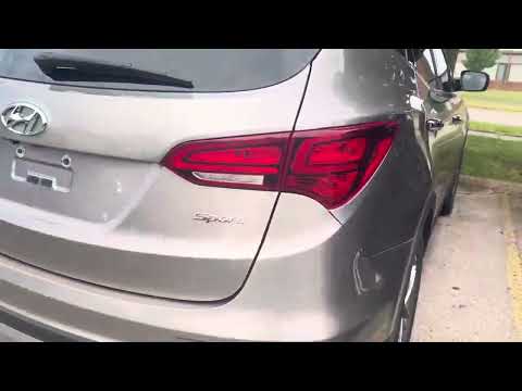 2017 Hyundai Santa Fe Sport FWD 4dr 2.4L in Silver for sale at Finch Hyundai in London, ON