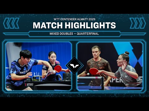Park/Yoo vs Sidorenko/Tailakova | XD QF | #WTTAlmaty 2025