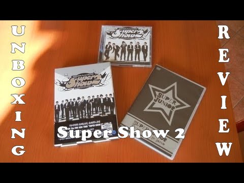 Unboxing Review - Super Show 2 ALL versions (CD, DVD, Premium live in Japan) - Super Junior
