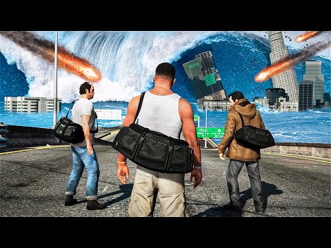 TODOS los FINALES del MUNDO de GTA 5... 🌎🔥 (Película)