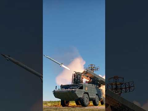 Powerful Missile Launch from Armored Vehicle in Action!