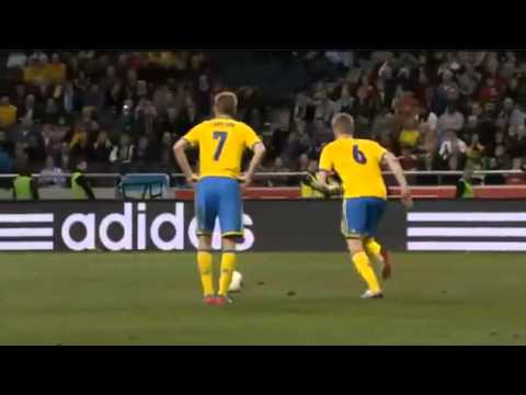 Rasmus Elm Fantastic Free-kick Golazo! Sweden 2-3 Argentina (Friendly 2013)