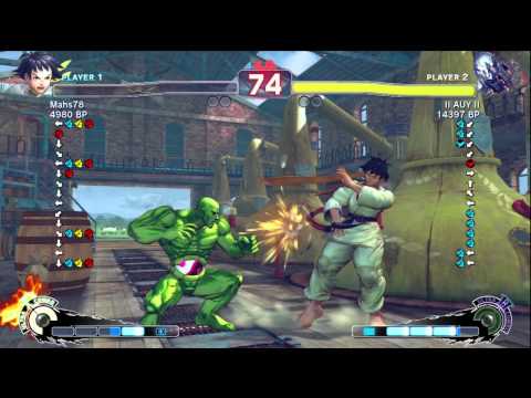 II AUY II [Seth] vs Mahs78 [Makoto] SSF4 Japanese Online Ranked Matches - TRUE-HD