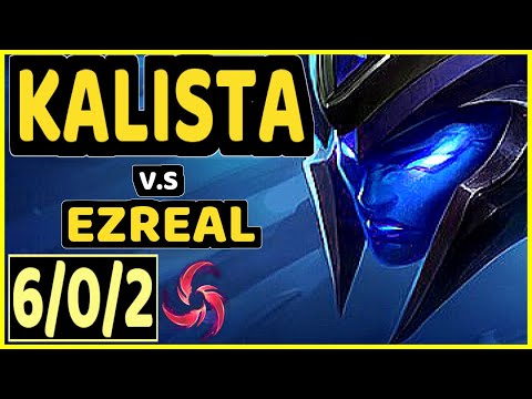 PILTER (KALISTA) vs EZREAL - 6/0/2 KDA BOTTOM ADC GAMEPLAY - EUW Ranked GRANDMASTER
