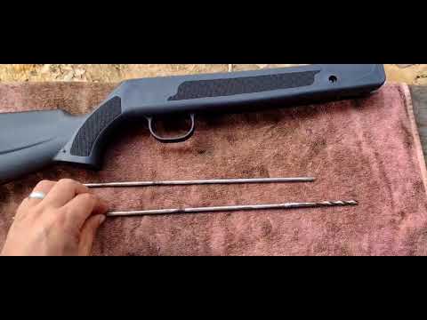 🔵 Furação do Cano🔵 Da Carabina 5.5 modificada para 22 Lr CANO FIXO..