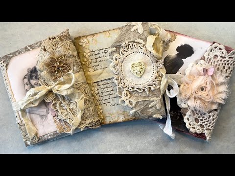 How to create Raggedy Paper Bag Journals using pharmacy bags #junkjournal #paperbag #craftwithme