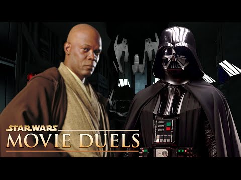 Mace Windu vs Darth Vader- Star Wars Movie Duels AI Tournament