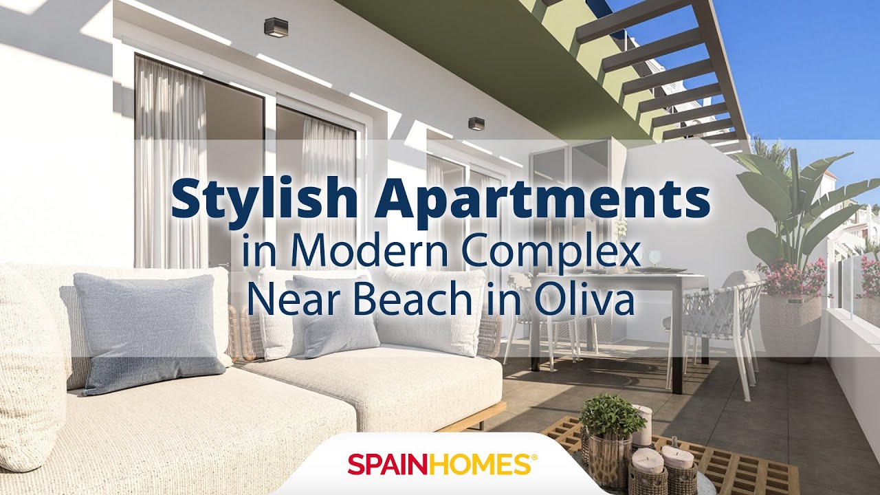 Appartements Dans Une Résidence Moderne Près de la Plage à Oliva