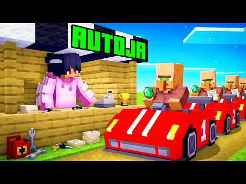 Perustin MAAILMAN PARHAAN Autokaupan MINECRAFTISSA?!