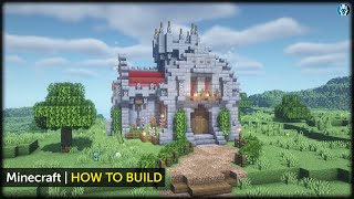 Minecraft Fantasy Cleric's House Tutorial | Villager Houses