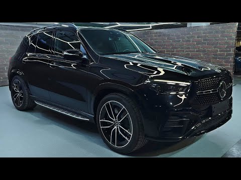 Внедорожник Mercedes GLE 2024 - детали экстерьера и интерьера